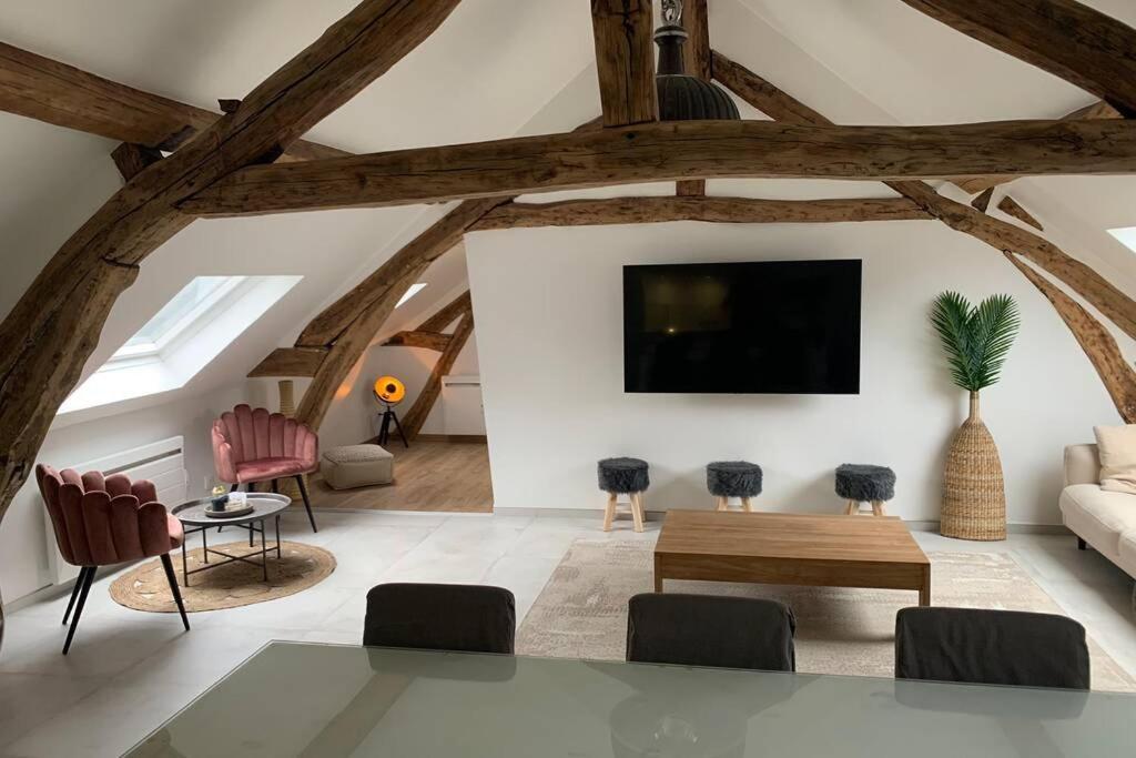 Appartement Spacieux En Plein Coeur De Rouen Exteriér fotografie